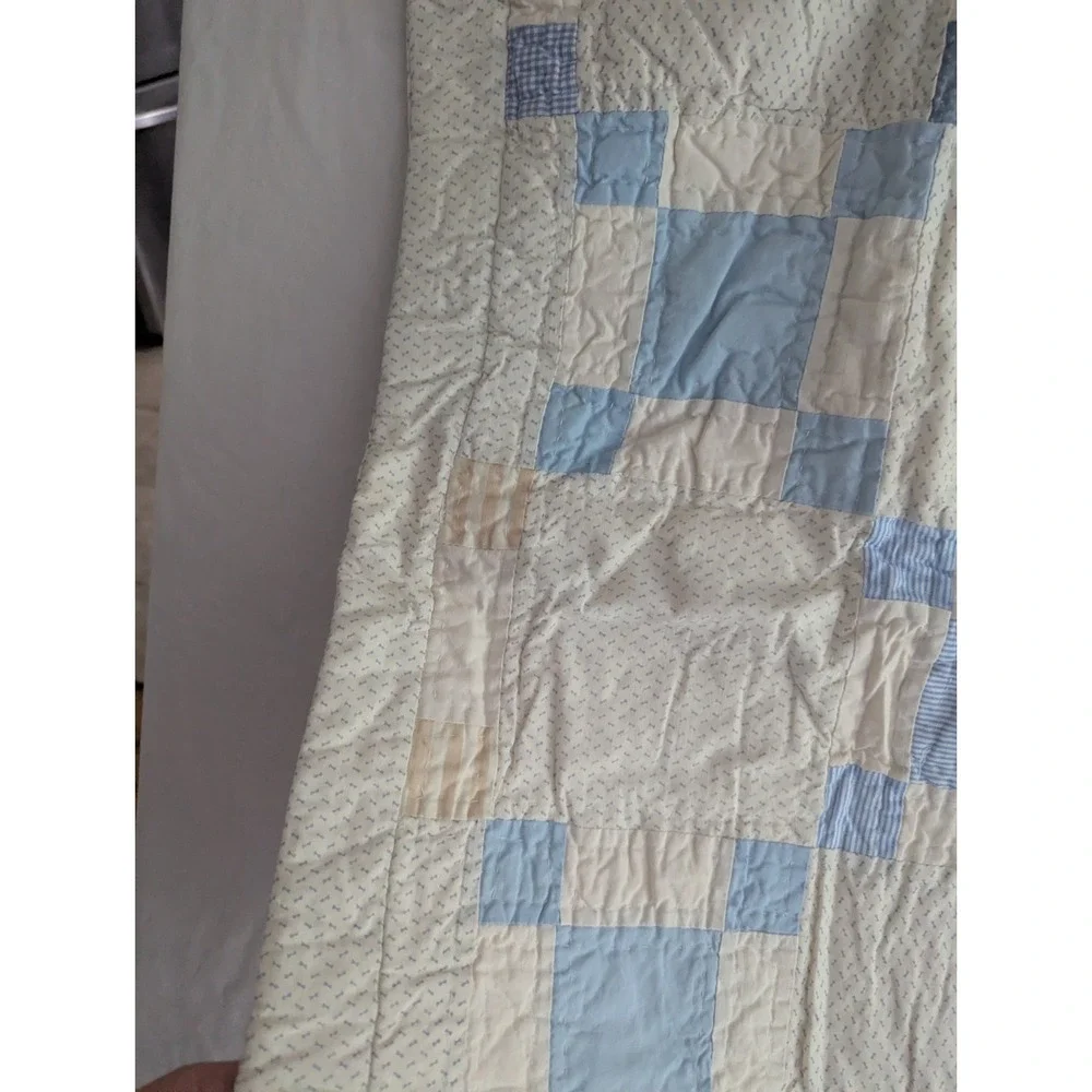 Ralph Lauren Patchwork Quilted Standard Pillow Sham Pillowcase